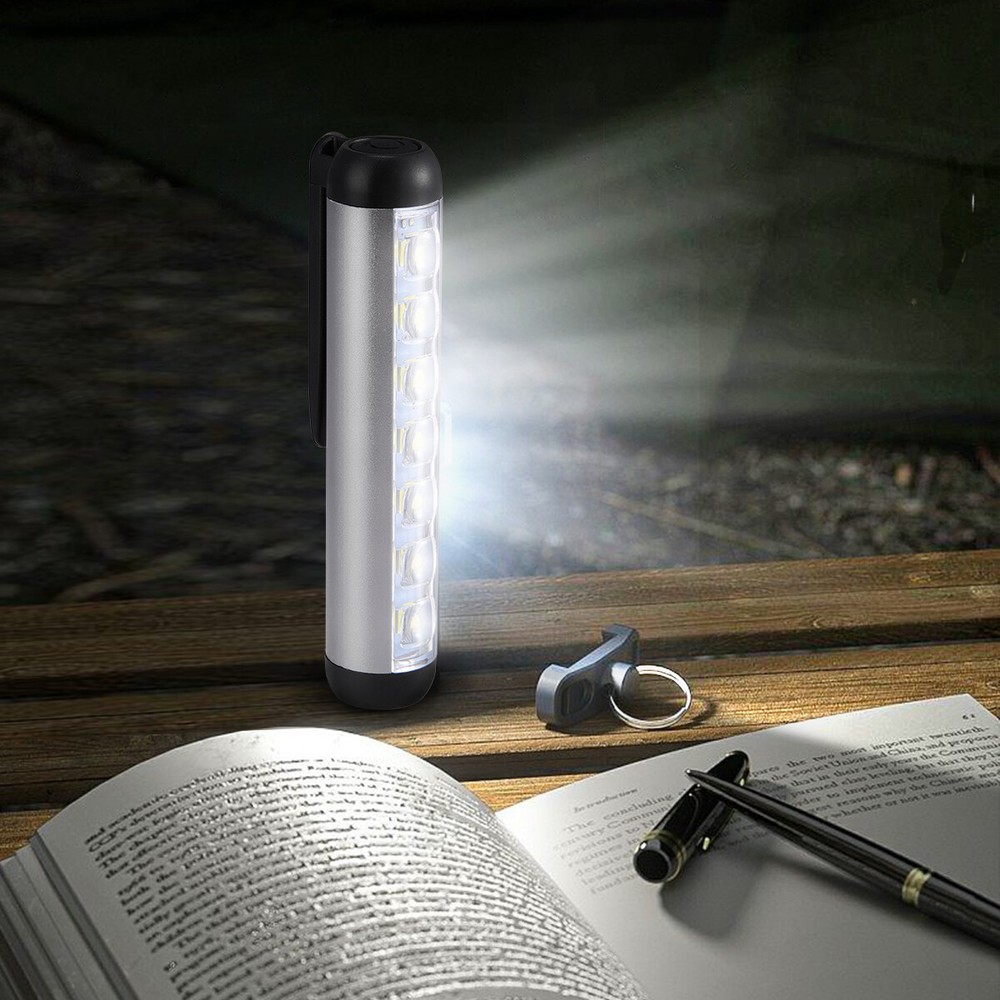 COB LED Flashlight Work Light Magnetic Rechargeable Super Bright Torch Penlight
