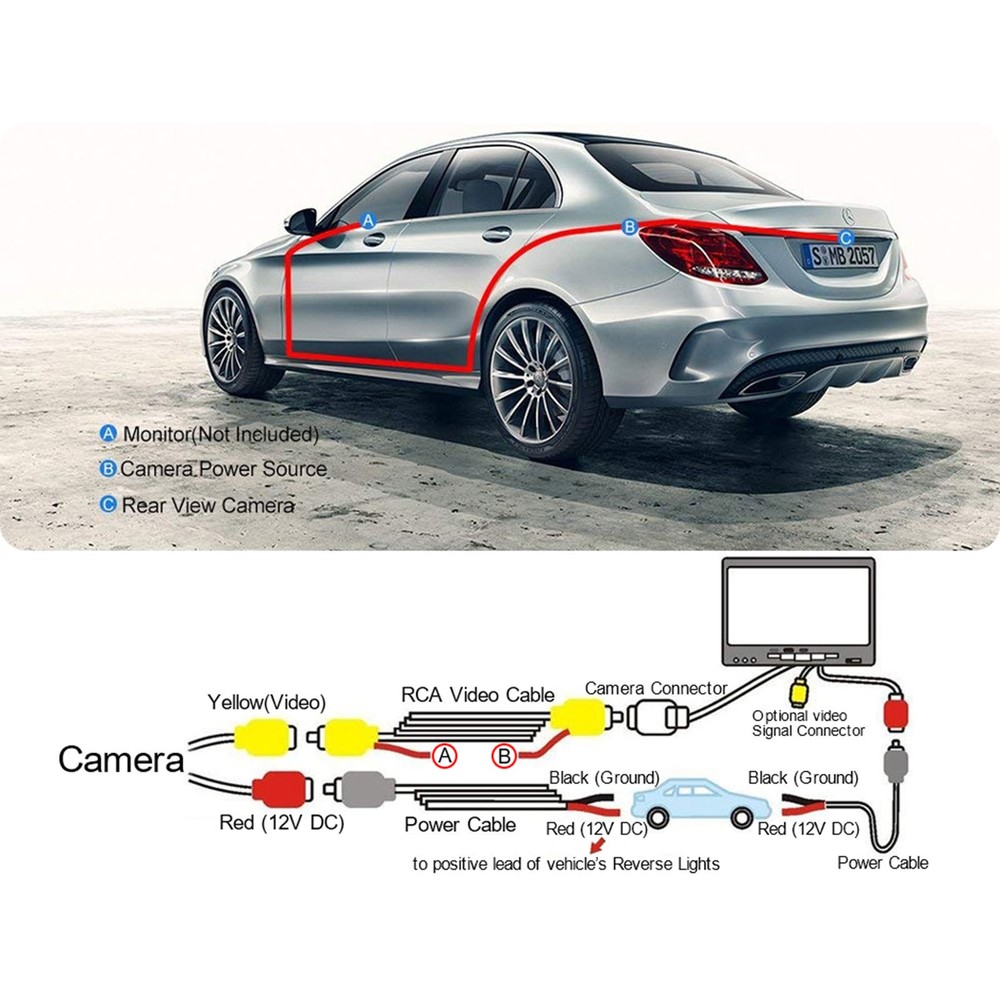 Reverse Camera For BMW E60 E90 E82 E61 X1 E84 X5 E70 E92 E91 3/5 Series E88 E93