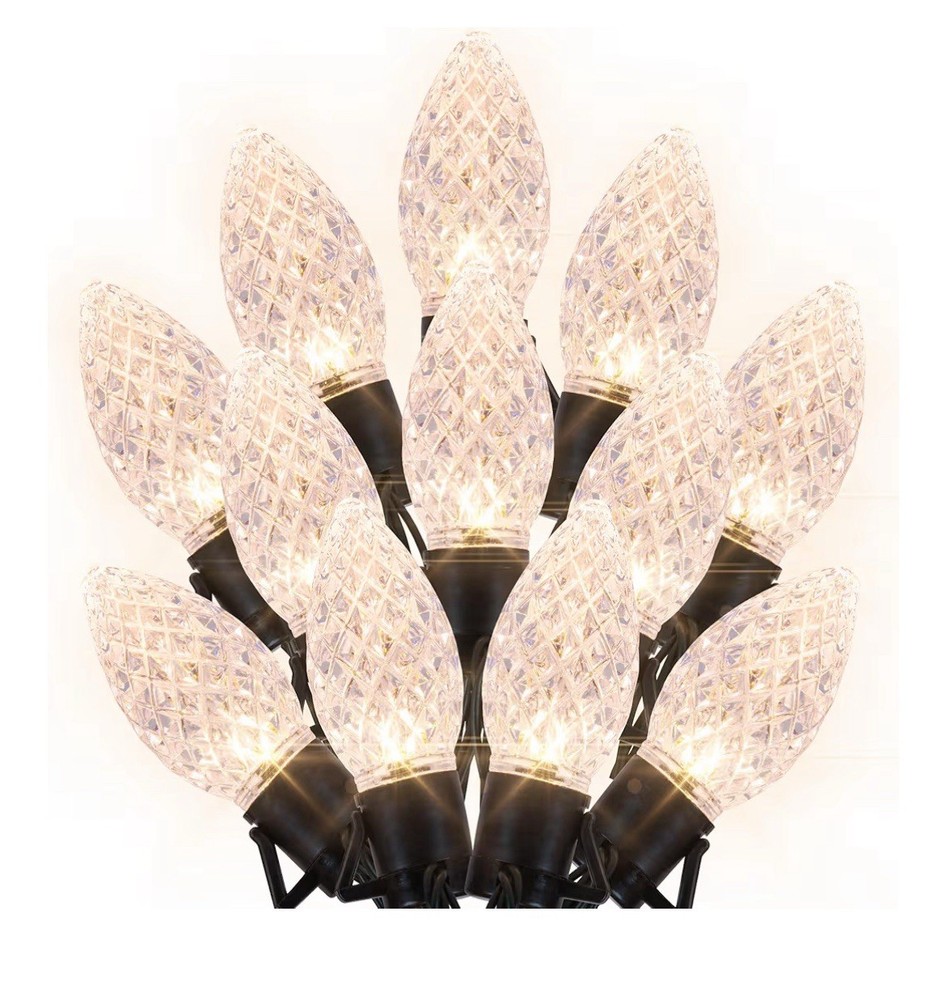 C9 christmas light, 33 Ft, 50 LED C9 Lights