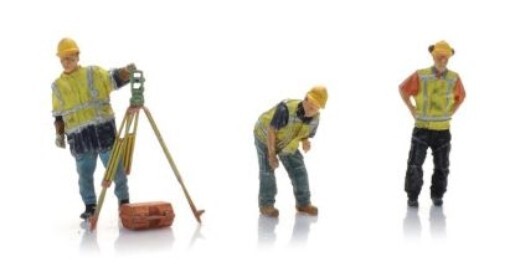 HO Artitec Railway Workers #666.5870038 Hand Painted