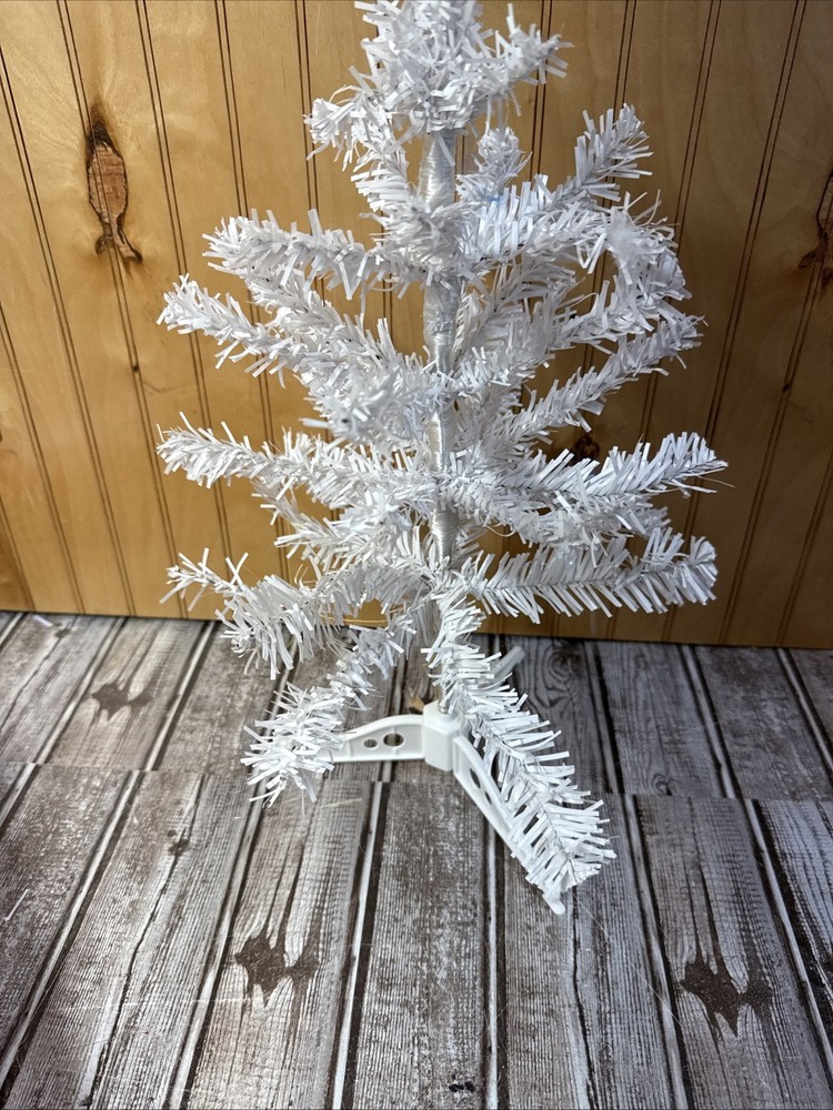 Mini Christmas Tree 16 Inch Tall White