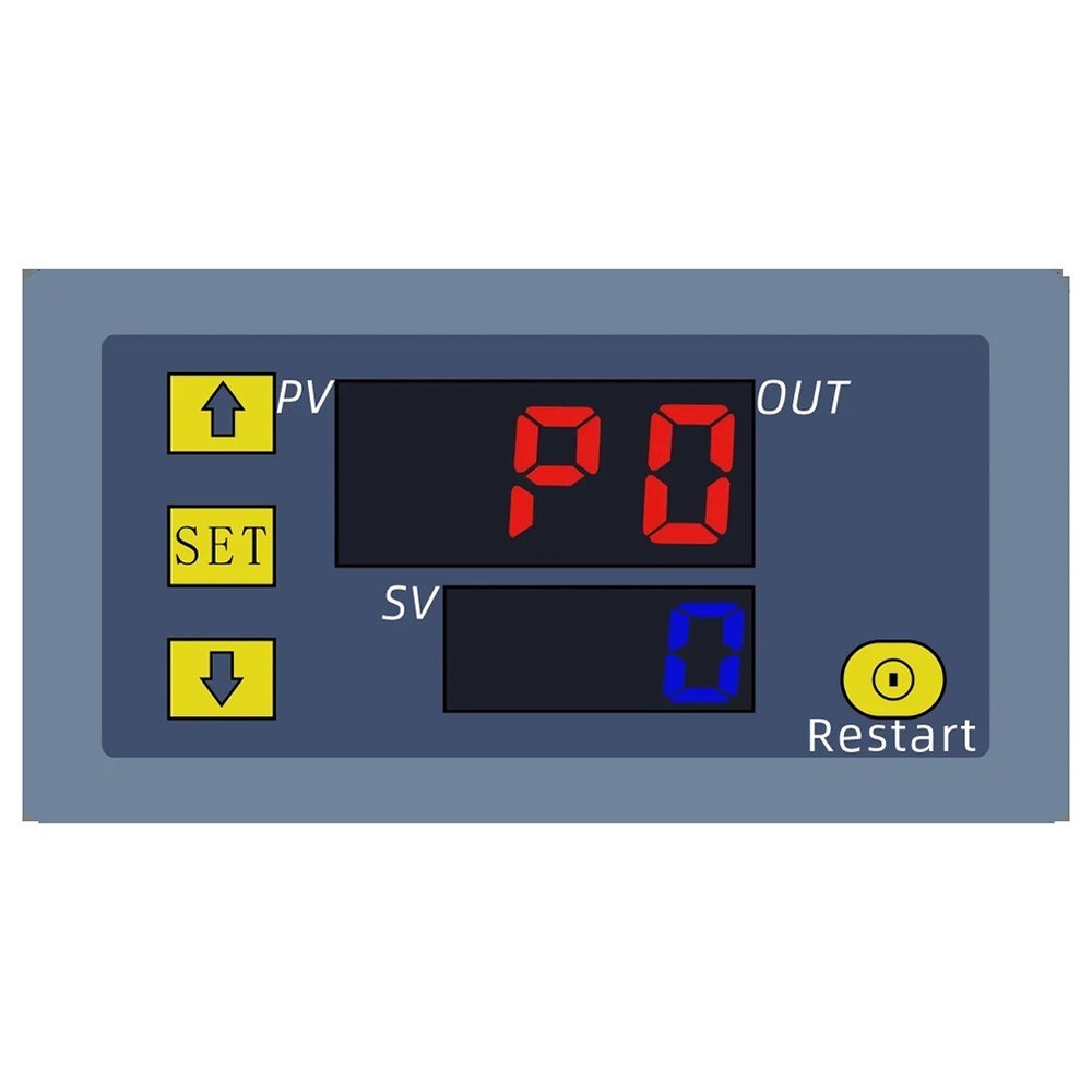 110220V Programmable Digital Time Relay Cycle Delay Module with LED Display
