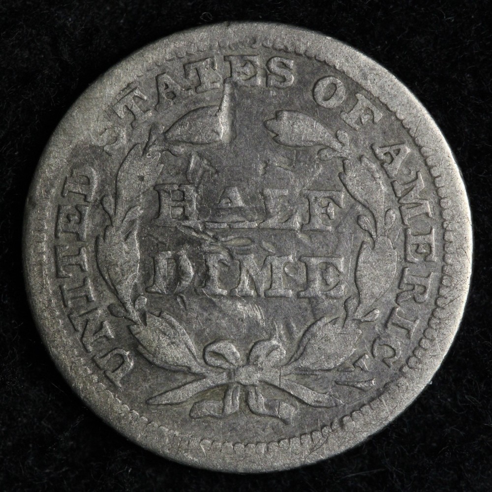 1853 Seated Liberty Silver Half Dime VG E240 WXCM