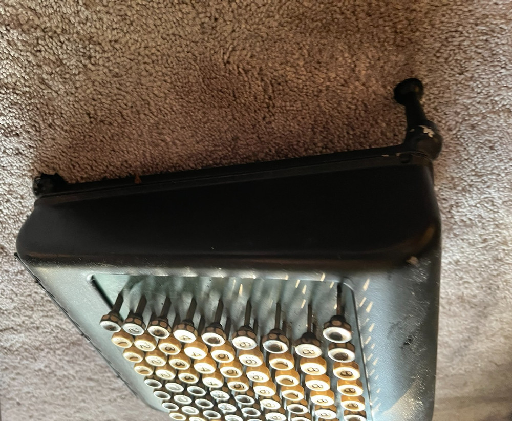 Burroughs Key Calculator Adding Machine Keys Locked Needs Fixing