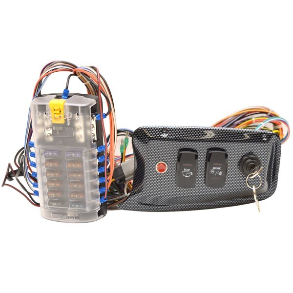 Triton Boat Ignition Switch Panel 188781 | 17 TX / CTX Black