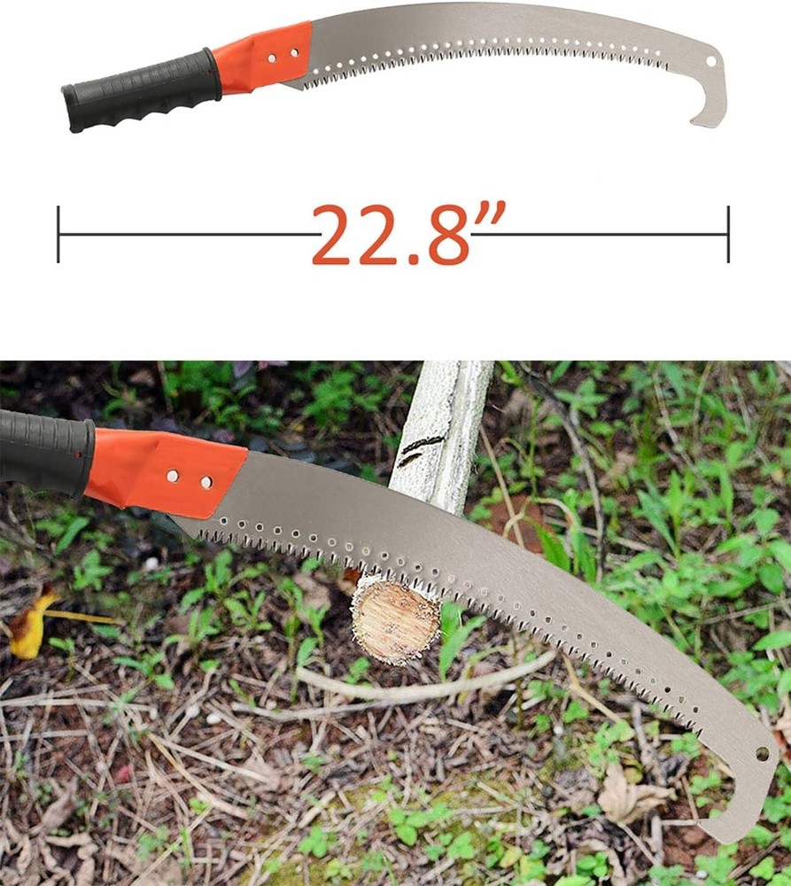 14FT Adjustable Pole Saw for Effortless Tree Trimming and Pruning, Manual Design