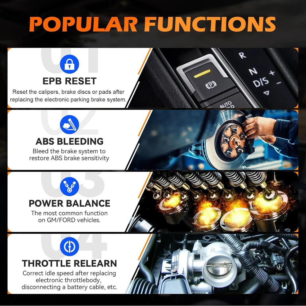XTOOL IP616 Auto Scanner Full System Diagnostic Tool Key Programmer Free Update