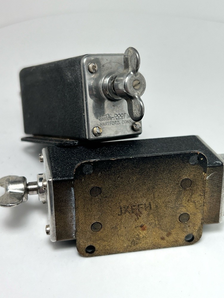 2 Vintage Veeder Root 4 Digit Setback Revolution Manual Counter