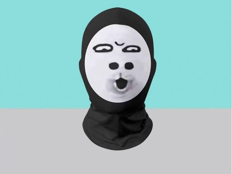Funny head cover imitates party visual mask