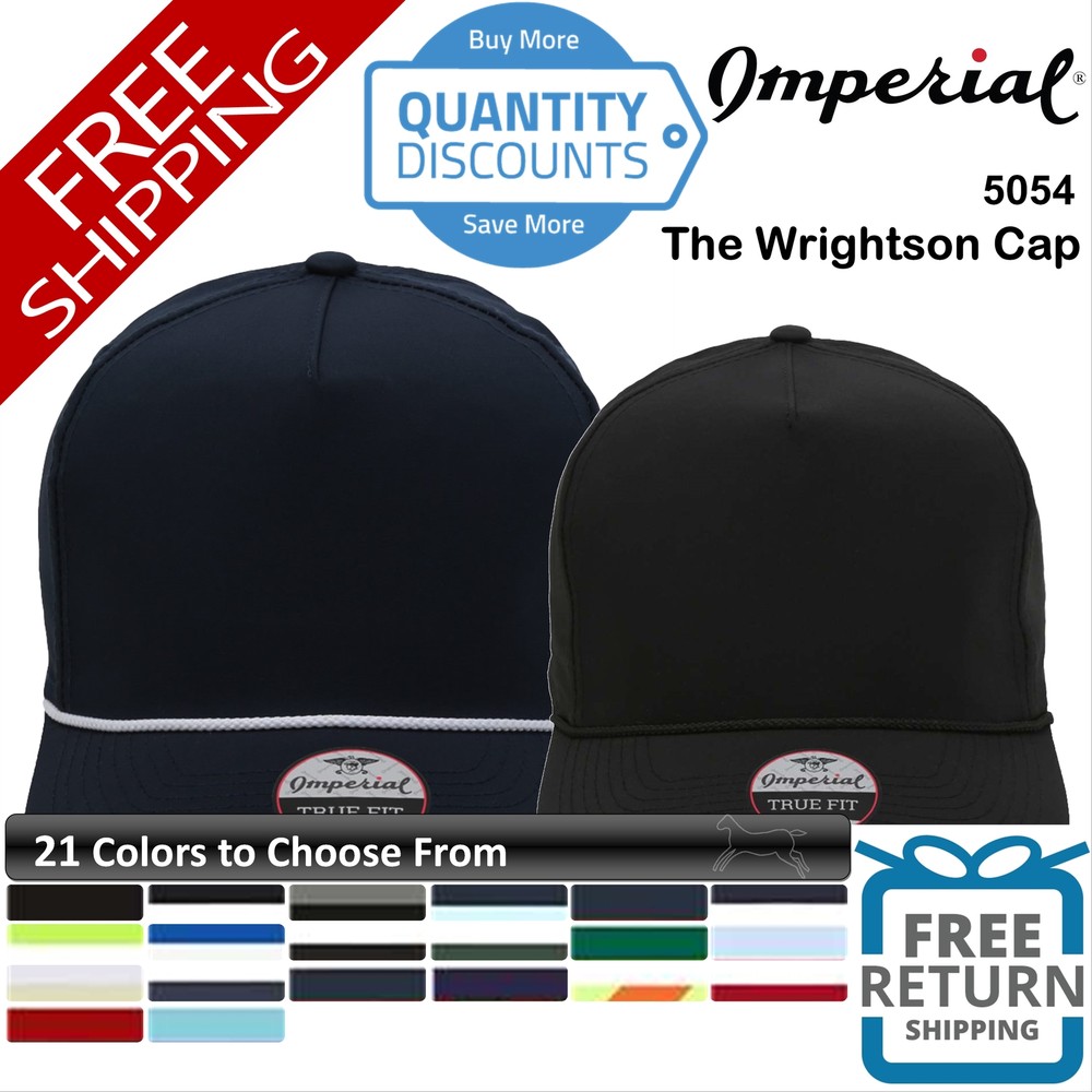 🔥 Imperial Men The Wrightson Cap Hat Structured, Five-panel, Mid-profile 5054
