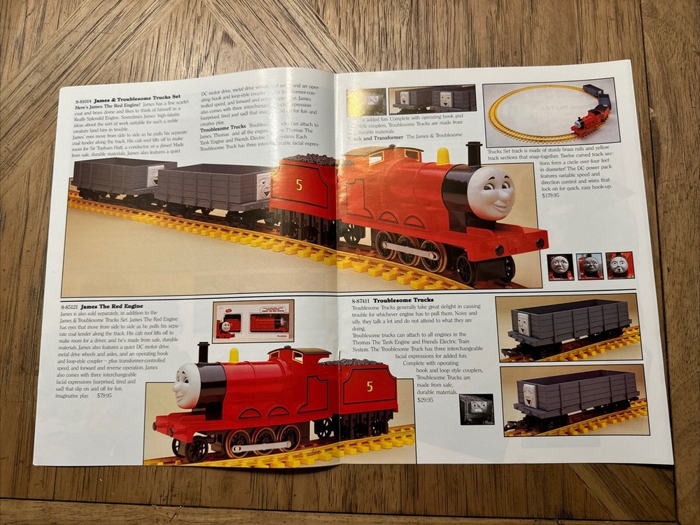 THOMAS THE TANK ENGINE & FRIENDS ELECTRIC TRAIN SYSTEM, LIONEL 1994 CATALOG