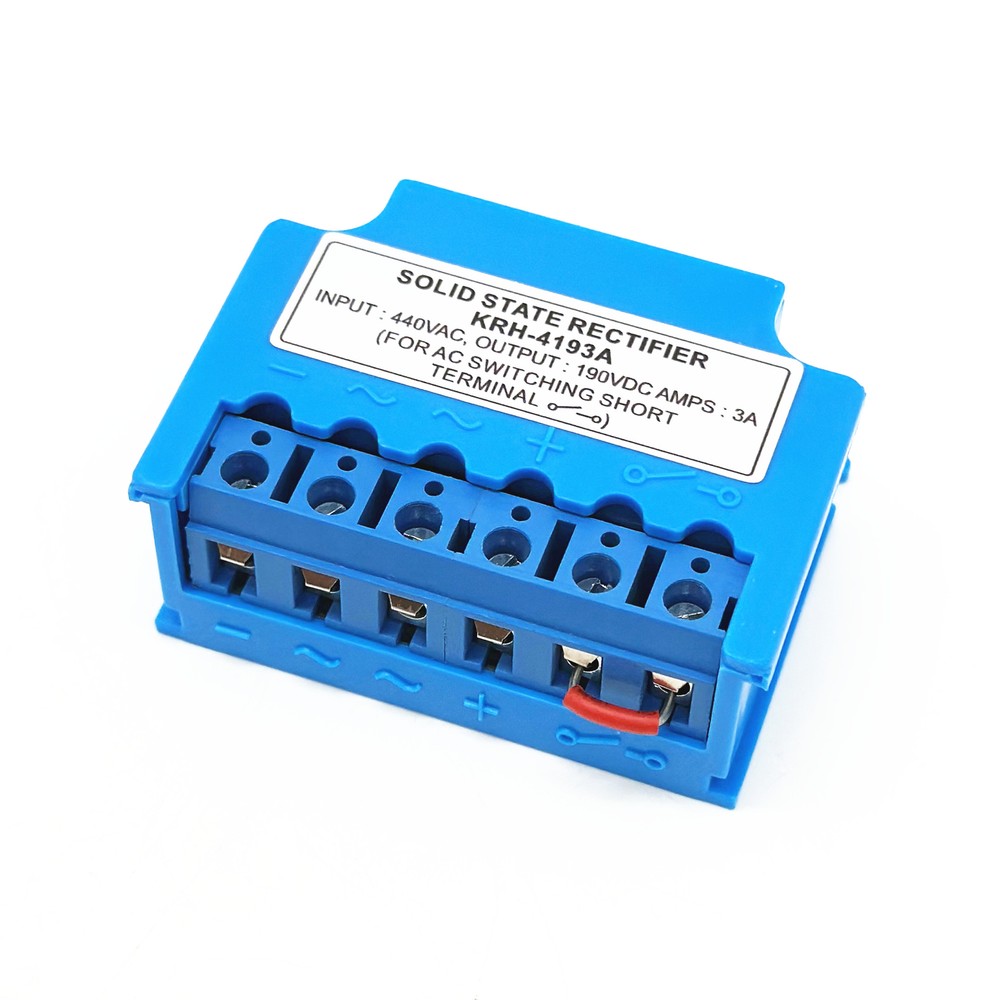 KRH-4193A 440VAC 190VDC 3A SOLID STATE RECTIFIER