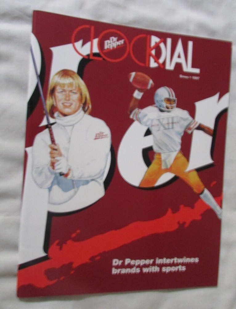 DR PEPPER CLOCK DIAL  SPRING  1997 MAGAZINE