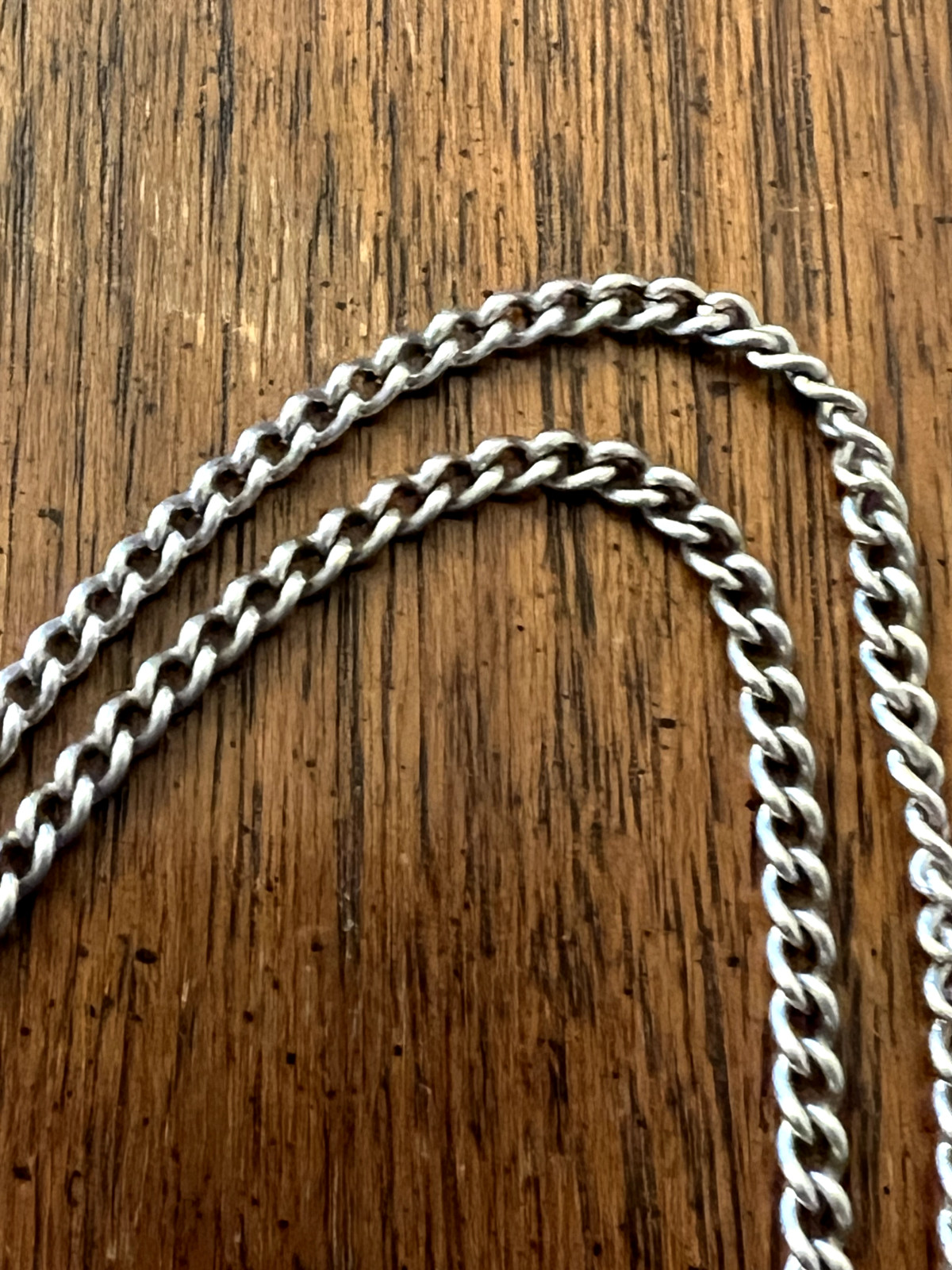 French Army Dog Tags With Chain Blank Unused Military Issued 1966 Identity Plate