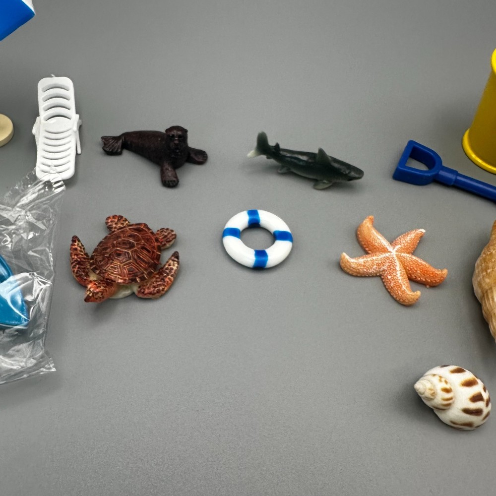 Beach Themed Miniatures (plastic)