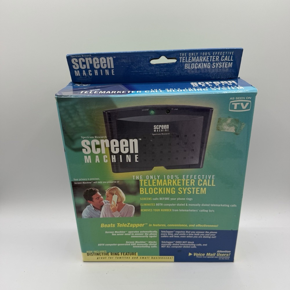 Spectrum Research Screen Machine Blocking System Filter Telemarketing Calls