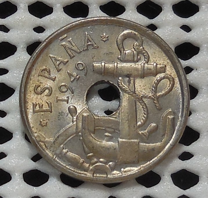 1949 (56) SPAIN 50 CENTIMOS COIN UNCIRCULATED
