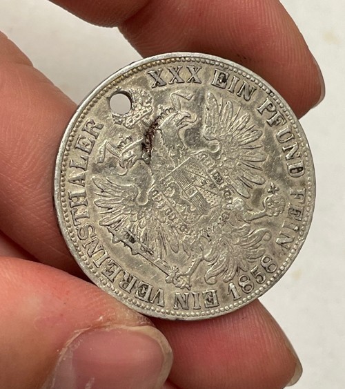 Austria - 1858-M Silver Thaler - Popular