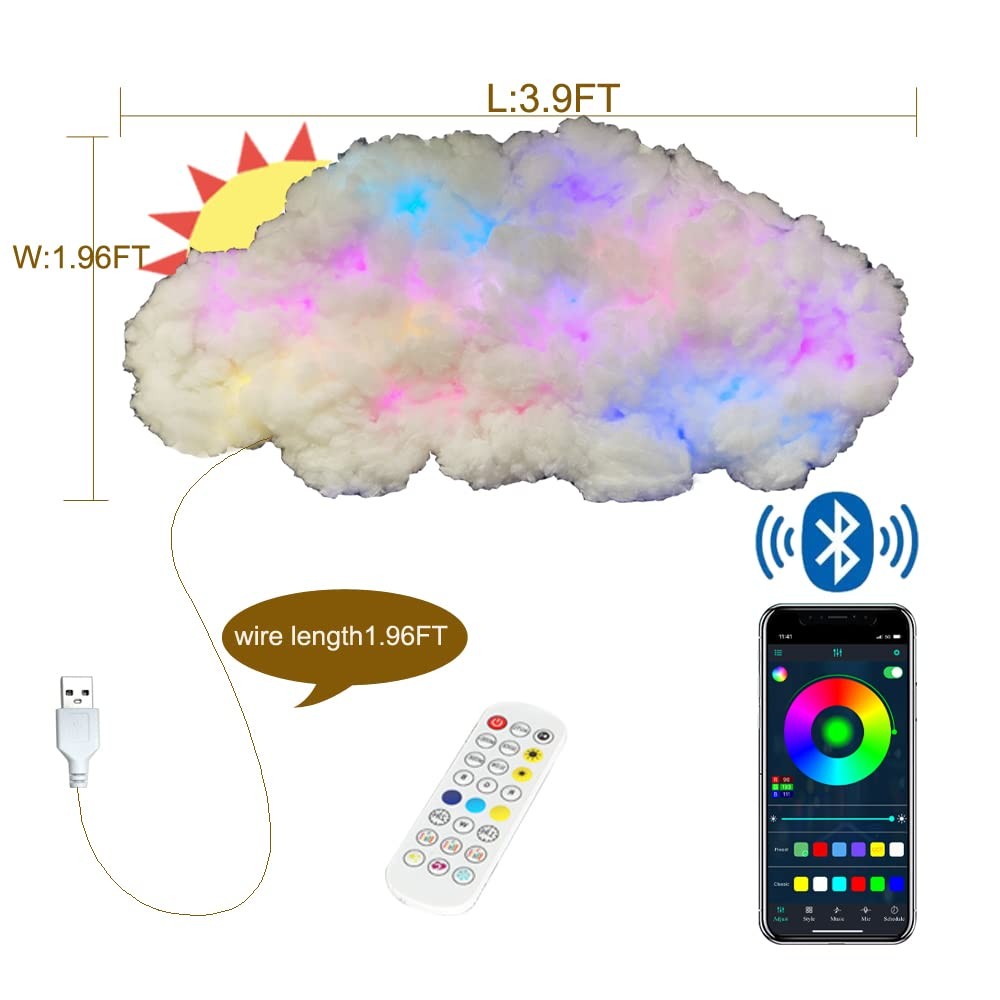 Create Magical Storm Effects - 3.93Ft Cloud Rain Lightning Kit