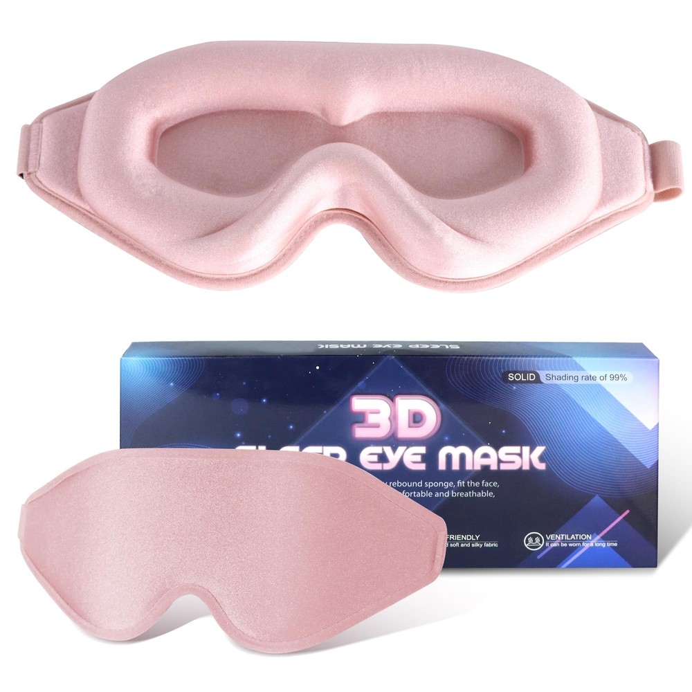3D Deep Contoured Sleeping Eye Mask