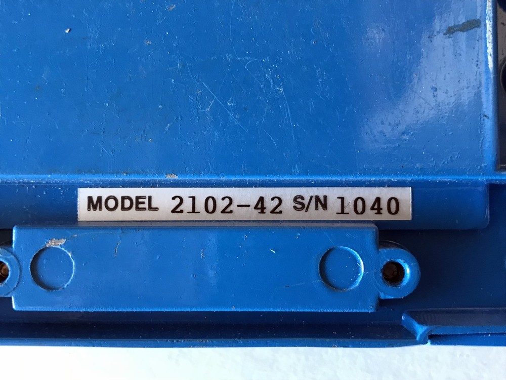 TELOG INSTRUMENTS INC. 2102-42 CURRENT LOOP RECORDER w/ RS-232 SERIAL INTERFACE