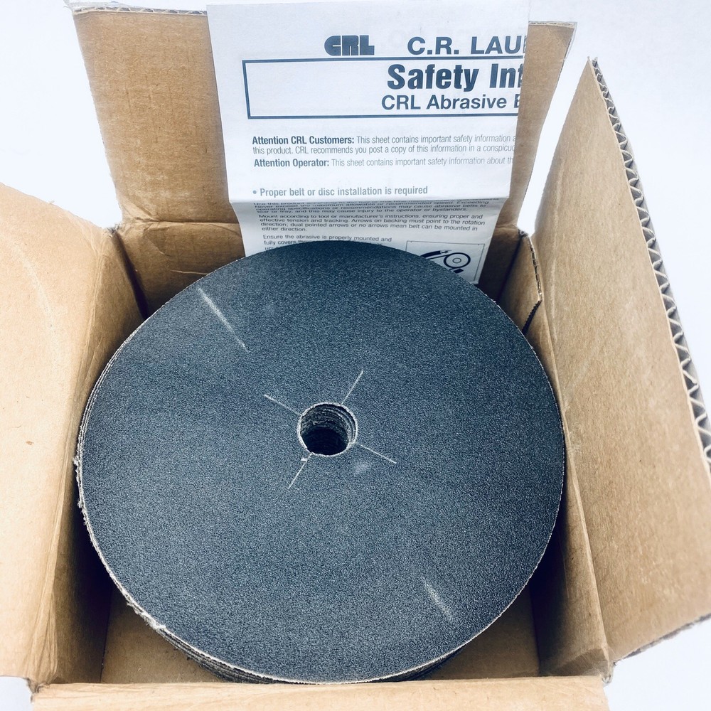 CRL 7X7880CB, 7" X 7/8" GRIT POLYESTER BACK SANDING DISCK ( 50 PACK )