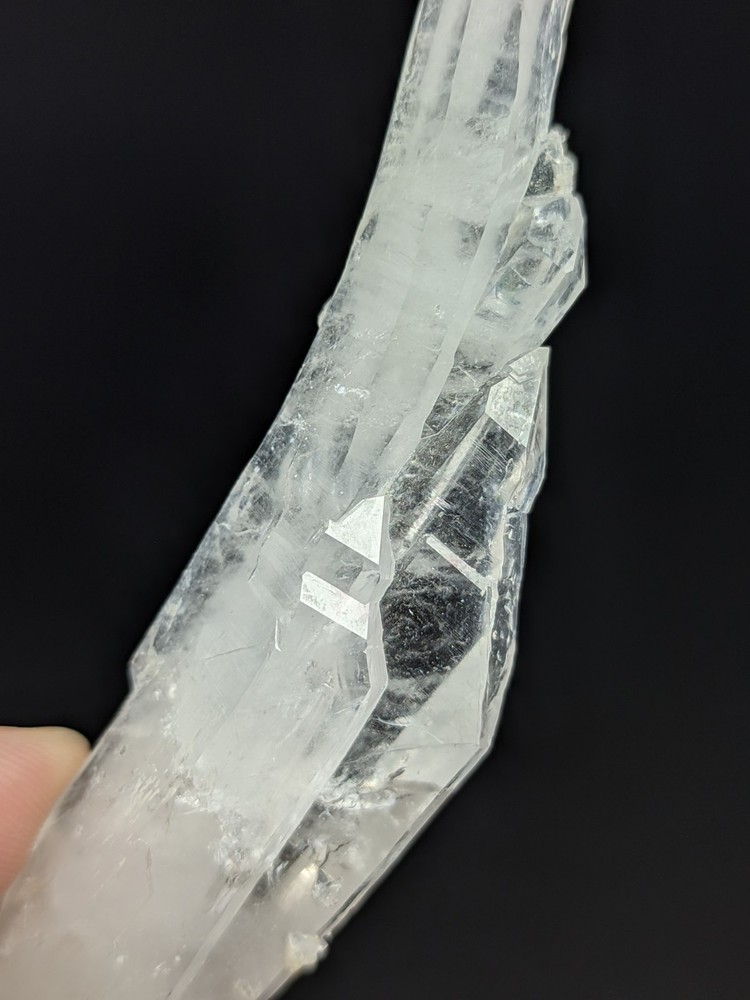 Faden Quartz Nicely Terminated Shiny Cluster Specimen with unique terminations