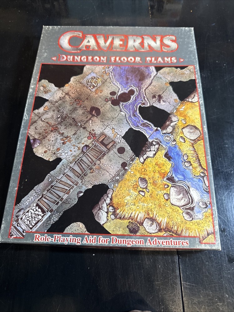 CAVERNS DUNGEON FLOOR PLANS GAMES WORKSHOP RARE