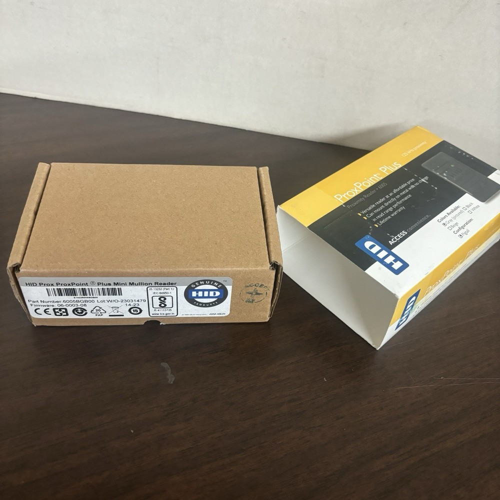 New HID 6005BGB00 Prox ProxPoint Plus Mini Mullion Card Reader