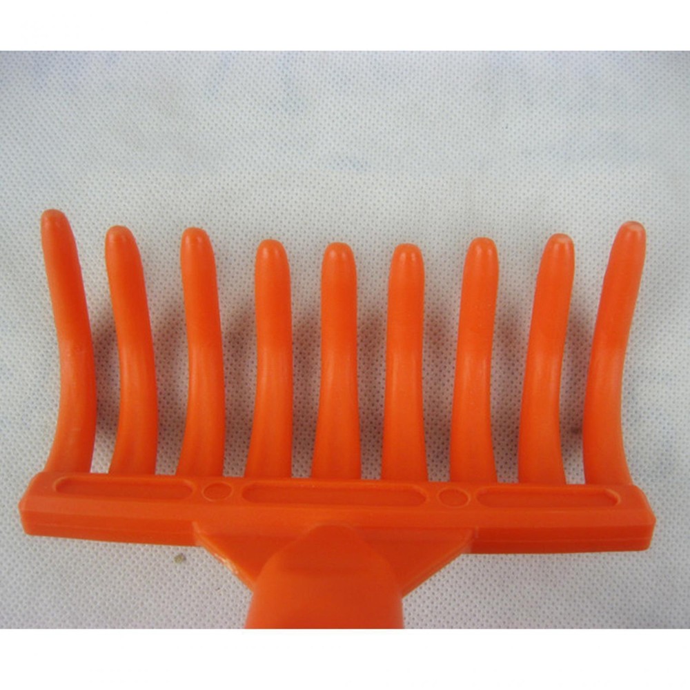 Small Yard Leaf Rake Lightweight Ergonomic Garden Rake Tool
