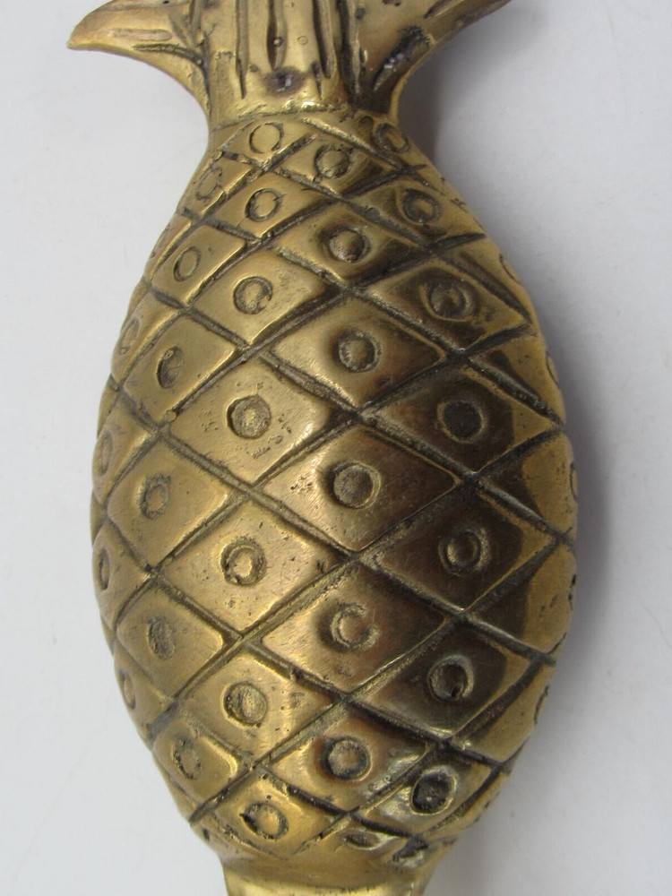 Vintage Solid Brass Pineapple Bottle Opener