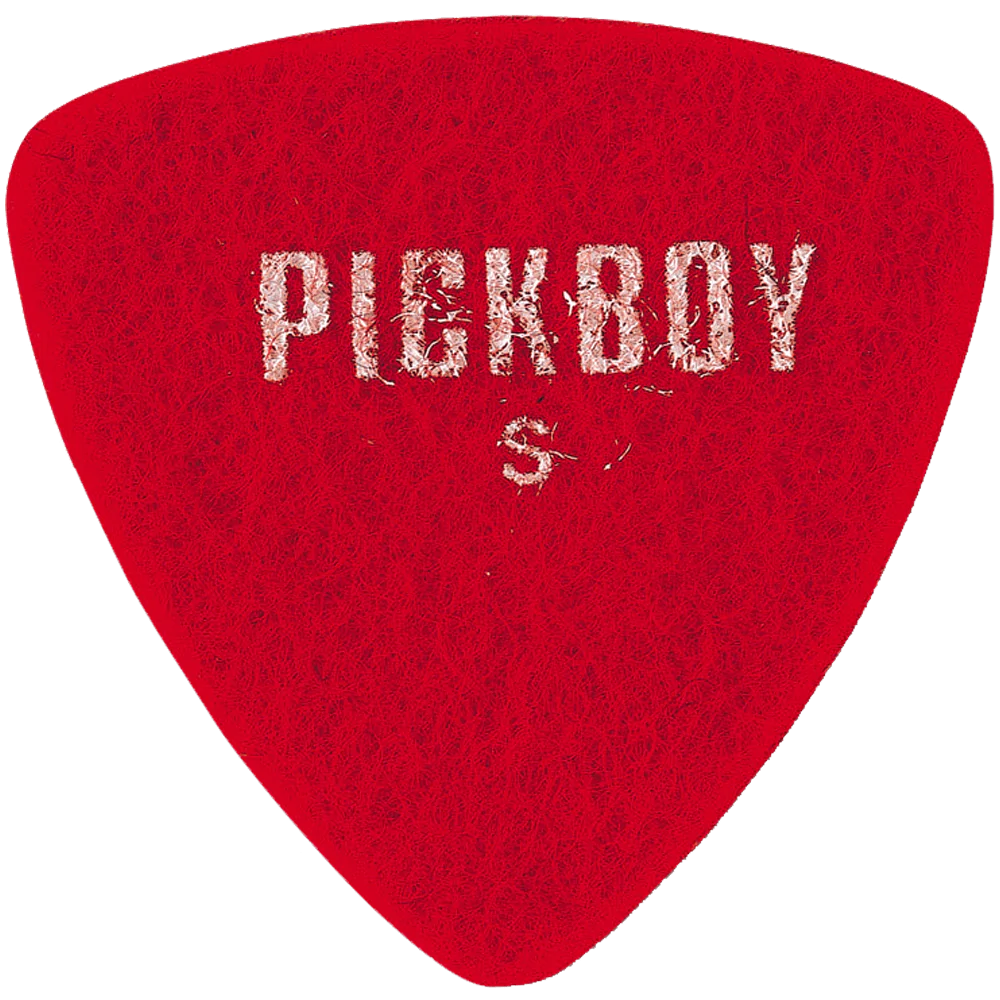 Pickboy Triangle Felt Ukulele Pick - Soft, Red PB11PS