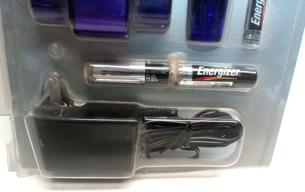 Millenium Book Lamp W/ Matching Keychain Flashlight W/ Power Adaptor / Xtra Bulb