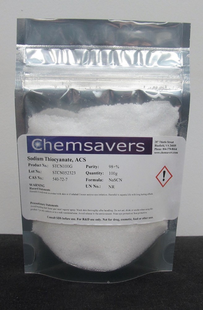 Sodium Thiocyanate, ACS, 99+%, 100g