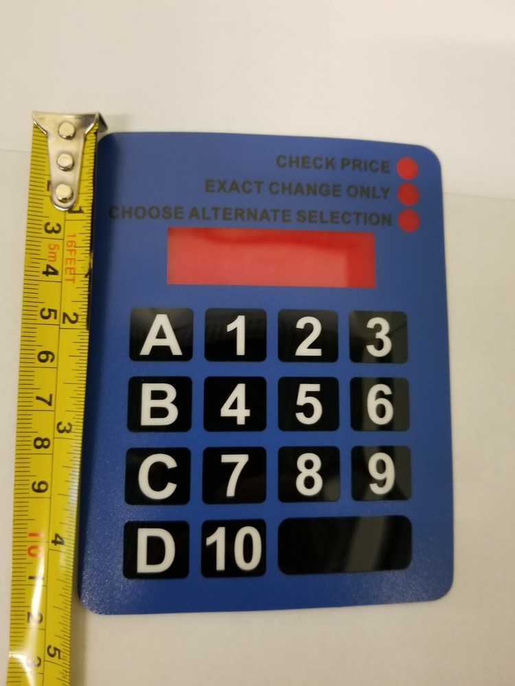 Seaga combo vending machine keypad