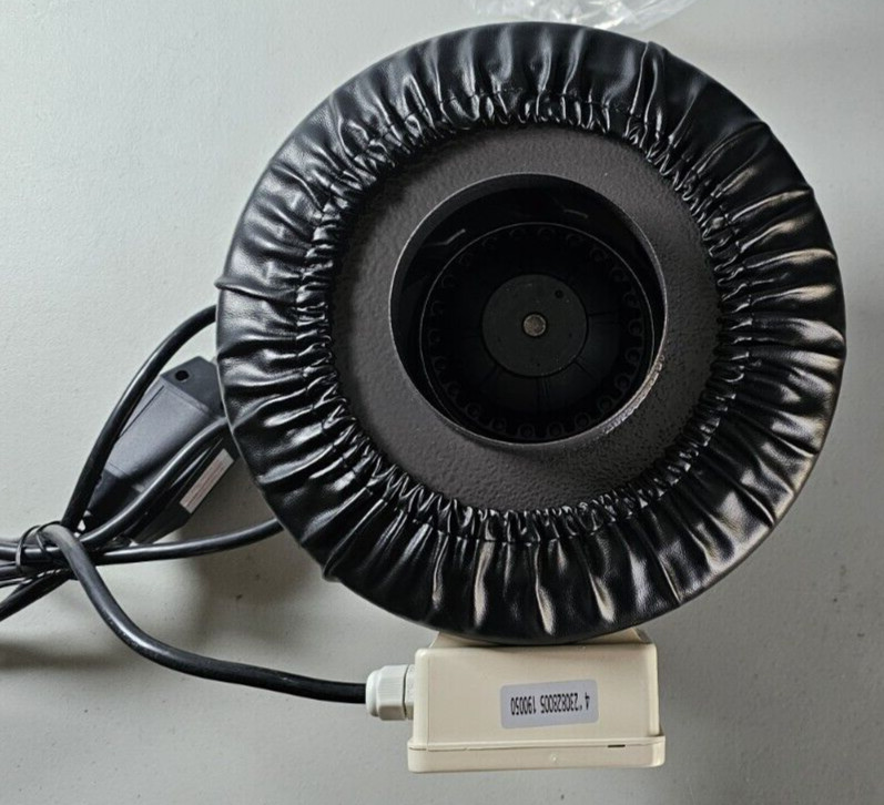 VIVOSUN Z4 4” Inline Duct Fan 203 CFM w/ Variable Speed Controller – Open Box
