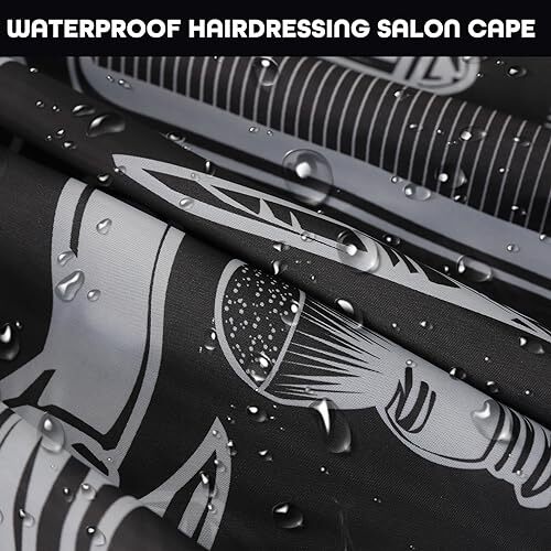 Capa de corte de pelo para peluqueros, bata de peluquería para peluquería