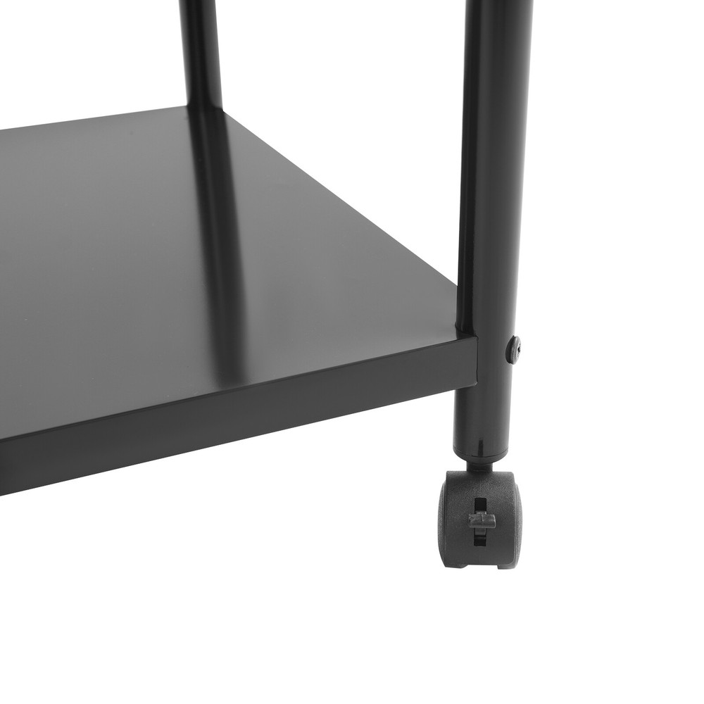 Adjustable Kitchen Storage Rack with Wheels, Storage Rack, 5 Tier Storage Rack