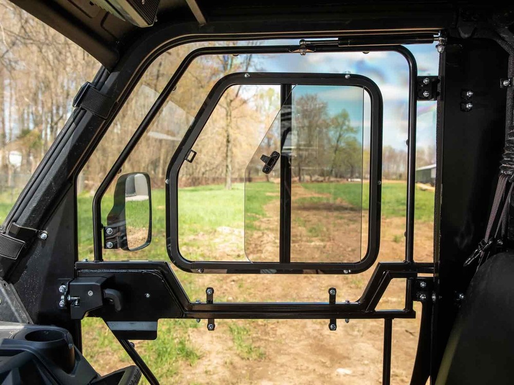 SuperATV Can-Am Defender MAX Convertible Full Cab Enclosure Doors - 2017+
