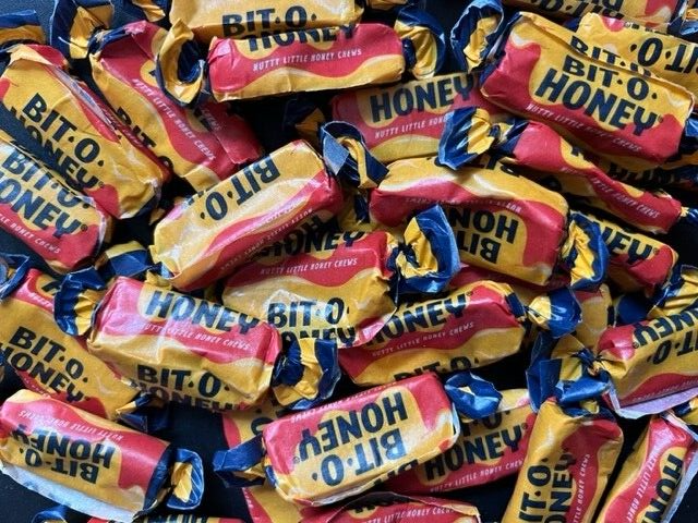 Bit-O-Honey Chewy Candy - BULK CANDY- 1/2 POUND- An Old-Fashioned Classic!