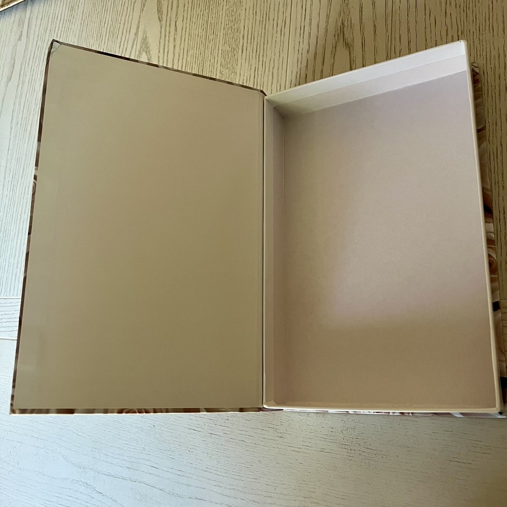 Rose Book with Hidden Storage Fake Book