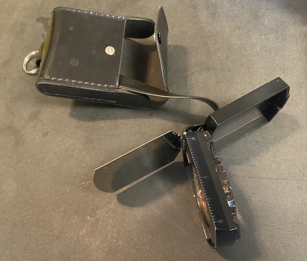 Original Wilkie Steigung Sighting Compass West Germany w/ Case
