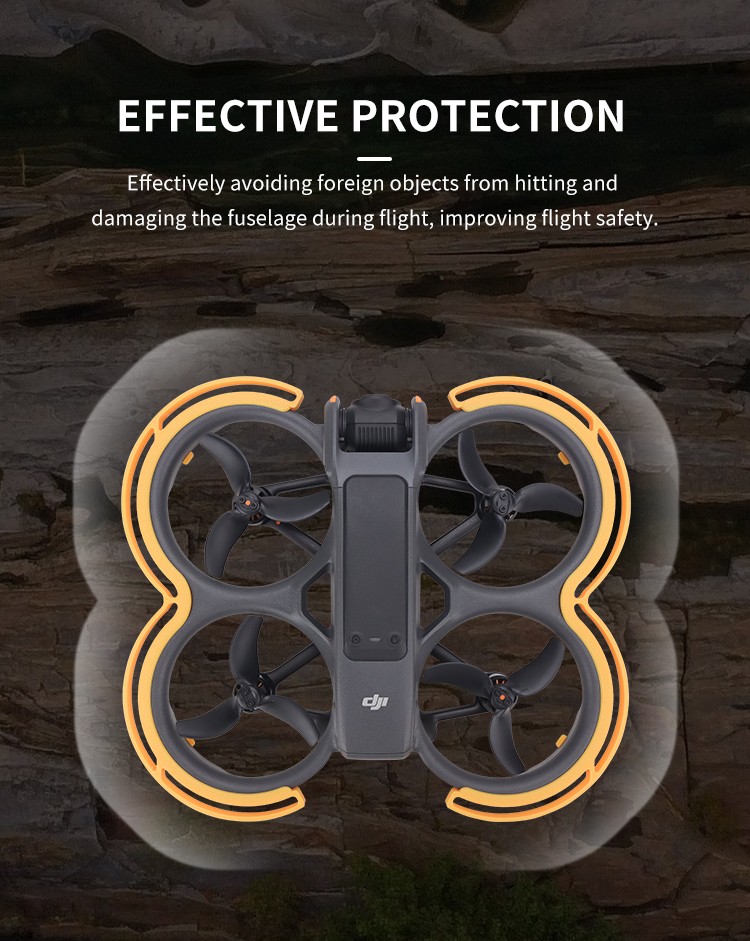 For DJI AVATA 2 Drone Paddle Impact Protection Ring Flight Protection Ring