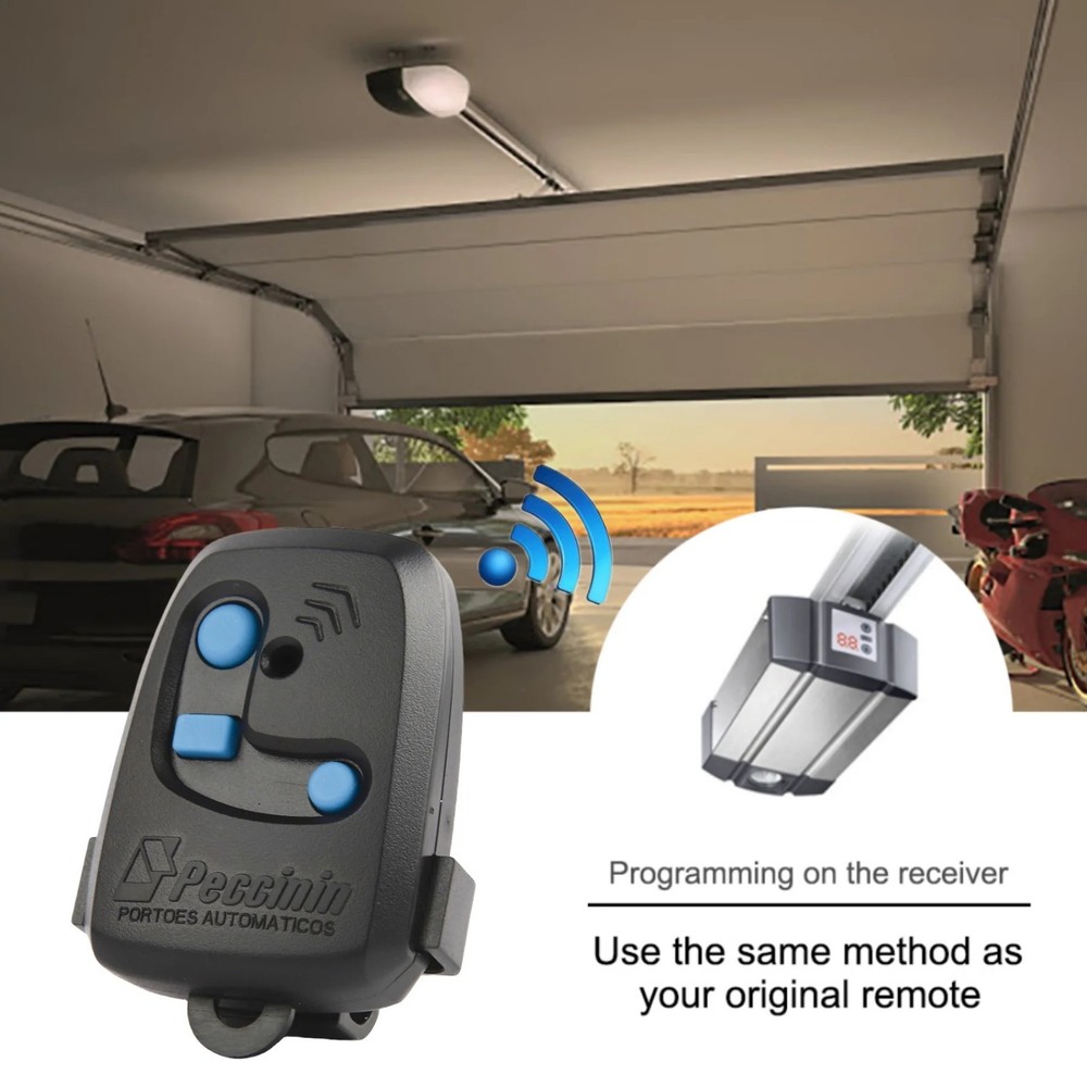 PECCININ TX 3C Remote Control For Electronic Gate 433.92mhz Rolling Code