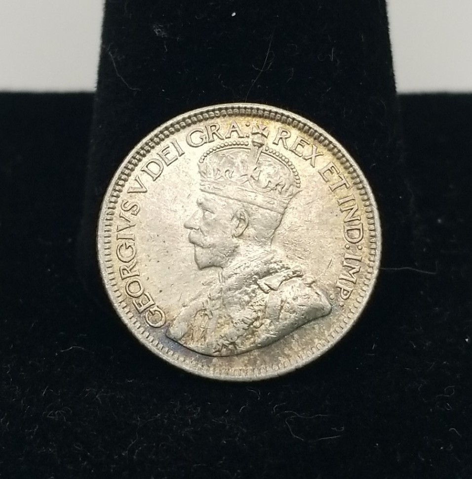 1932 Canada Silver 10 Cents #21976