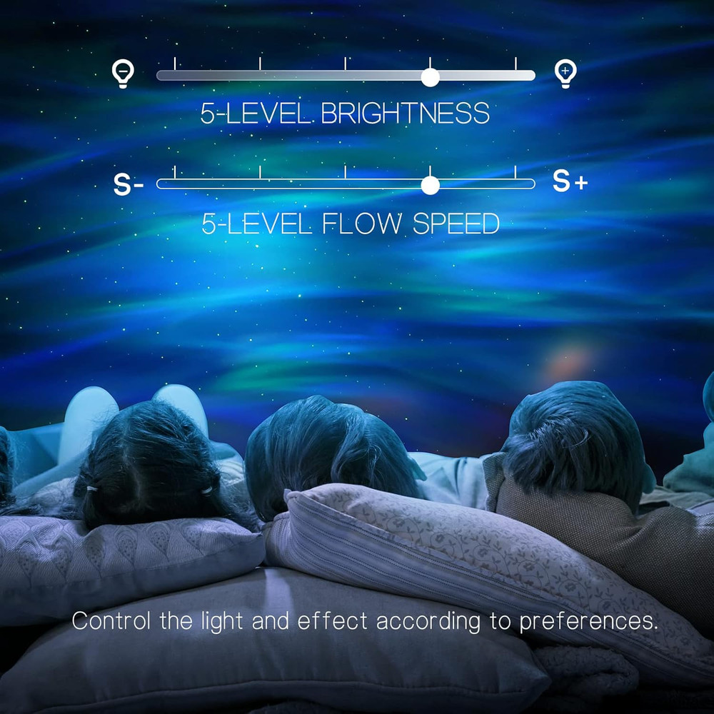 Northern Galaxy Light Aurora Projector with 33 Light Effects, LED Star Projector