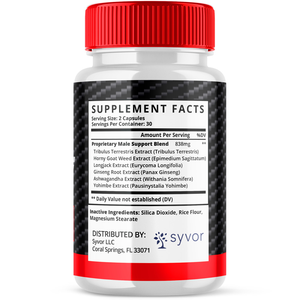 (1 Pack) Ereforce Pills for Men Advanced Formula Vitamin Supplement 60 Capsules