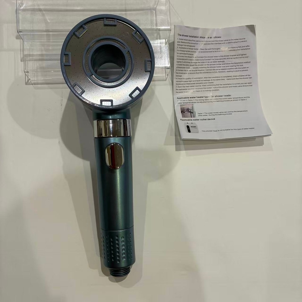 Filtered Shower Head in Sky Blue