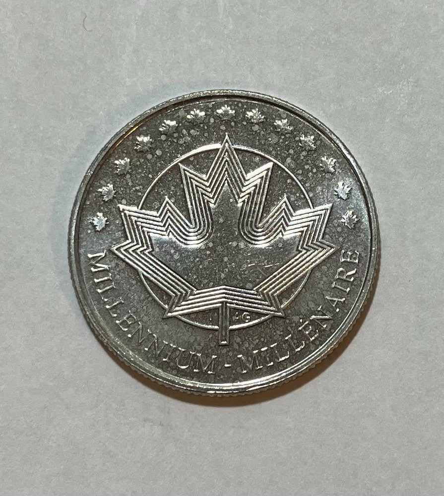 2000 Canada 25 Cents Canada Post - Millennium - Dove