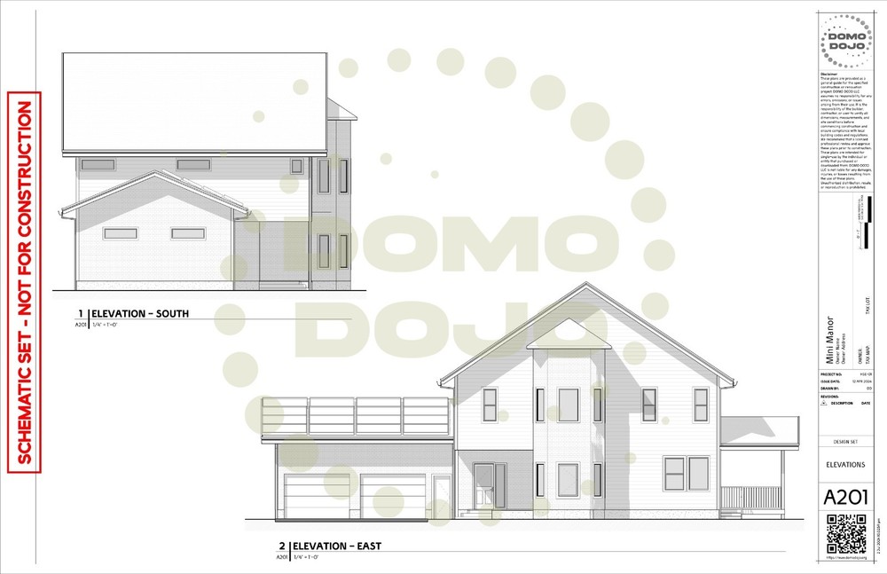 Mini Manor House Plans – PDF Downloadable Blueprint